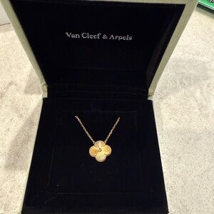 Van Cleef & Arpels Gold Vintage Alhambra Necklace